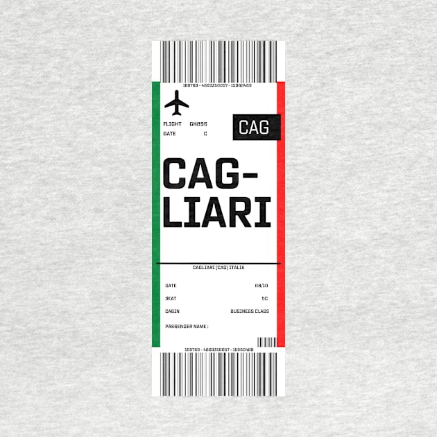 Boarding pass for Cagliari by ghjura